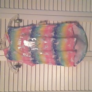 NWT Girls unicorn two piece set size 12